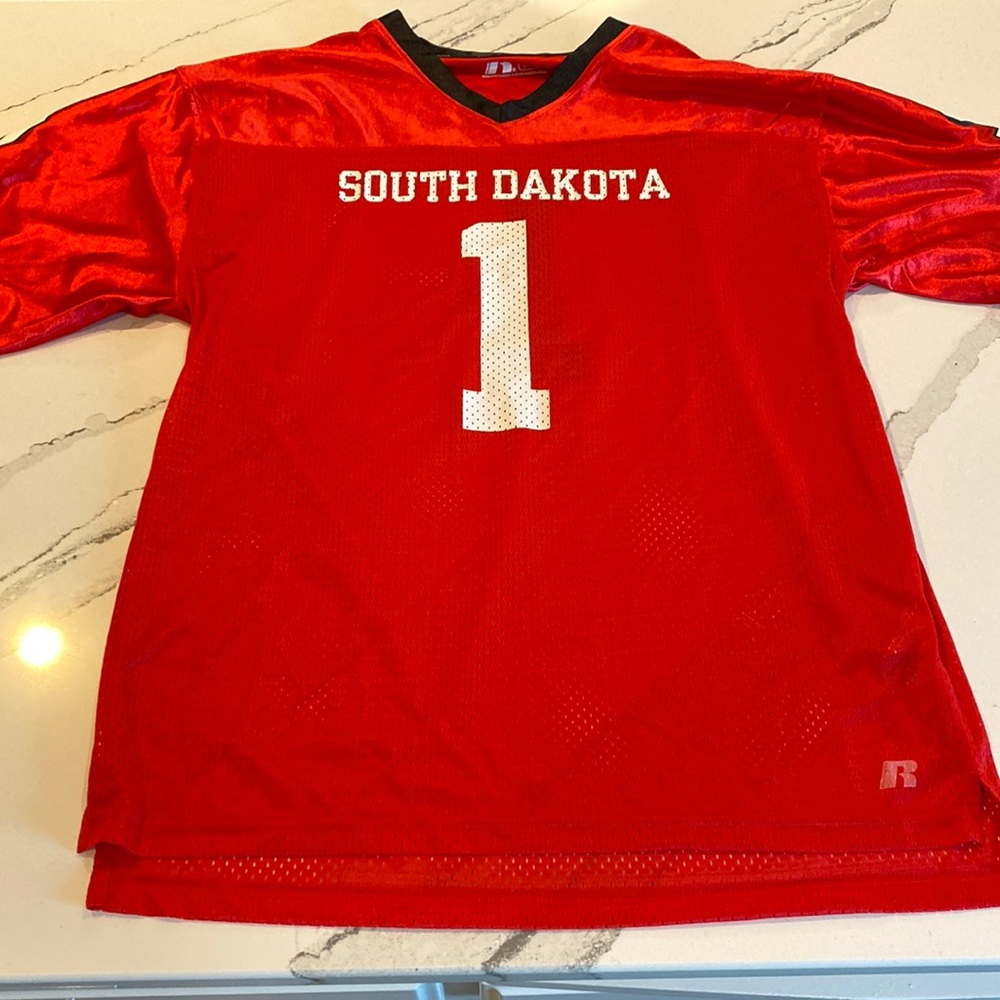 South Dakota Football Jersey Russell Size M